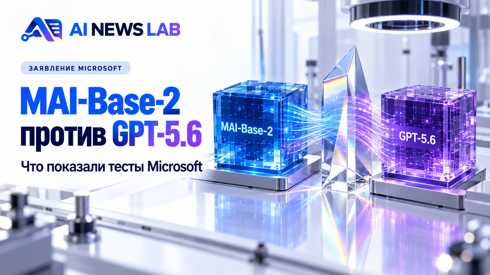 Microsoft MAI-Base-2 — нейросеть с 2,8 трлн параметров, которую компания сравнивает с базовой моделью GPT-5.6.
